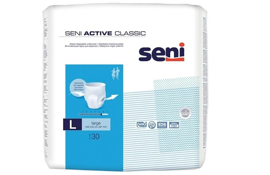 Seni Active Classic chiloți absorbanți LARGE 30pcs